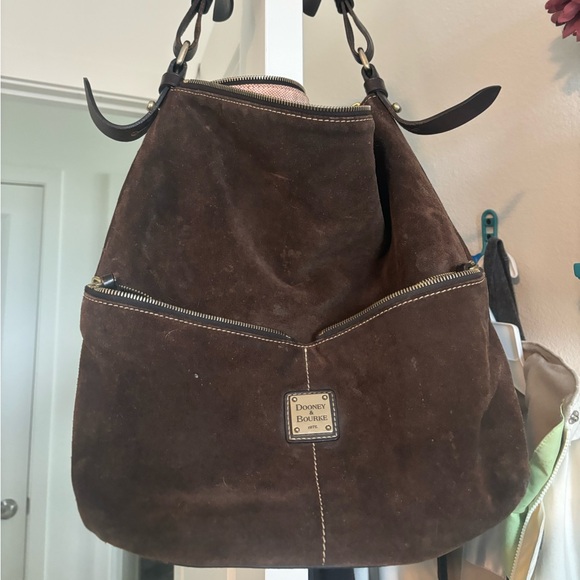 Dooney & Bourke Handbags - Brown suede bag